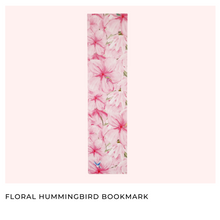 Load image into Gallery viewer, Floral Hummingbird Bookmark
