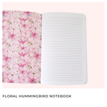 Load image into Gallery viewer, Floral Hummingbird Notebook
